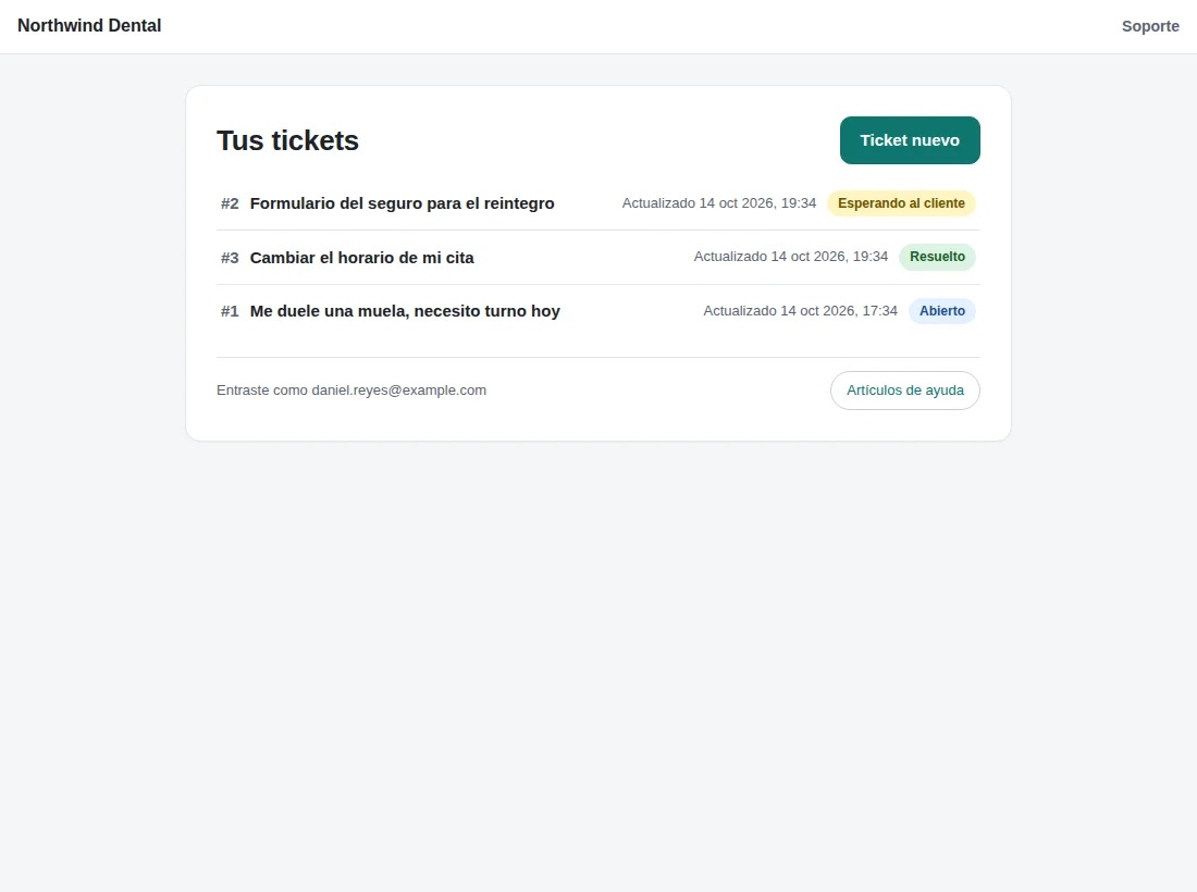 Tus tickets, en el portal.
